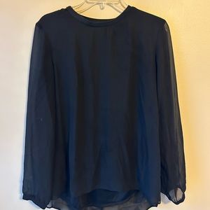 Sami & Jo black dress top, size medium